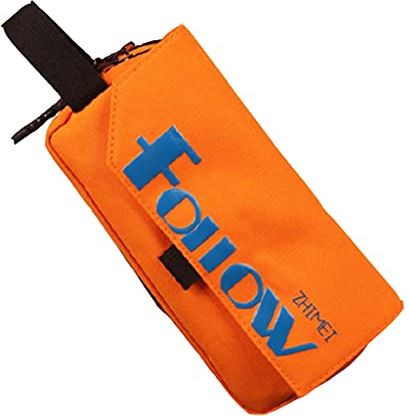 ZQDMYT Pennenzak Potloodcase grote capaciteit potlood pouch pen tas marker case decoratie opbergtas voor school tiener volwassen (zeven kleur) Multifunctioneel (Color : Orange)