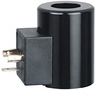 KHJK Cartridge Elektromagnetische kleppen cilindrische magneetspoel DC10V DC12V DC24V Nuttig (spanning: DC10V, bedradingsregeling: H DIN 43650)