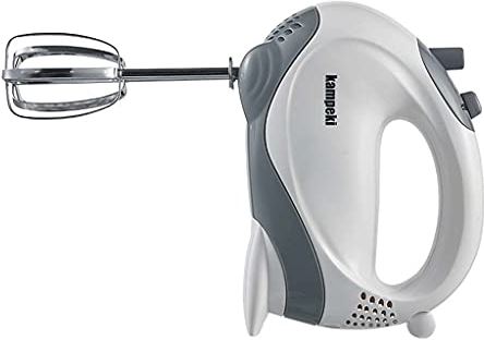 UUIINMNNM Electric Hand Mixer With 5 Speed Ultra Mixing Power 2 Stainless Steel Beater Attachments Compact And Light 125 Watts Perfect For Home Use White
