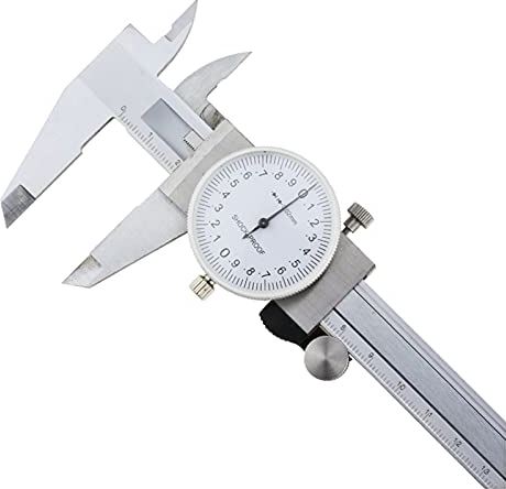 XWJSKJ Digitale metalen remklauw roestvrij staal Vernier remklauwen Elektronische micrometer liniaal diepte meetinstrument gauge instrument 0-150mm (Color : Dial Caliper)