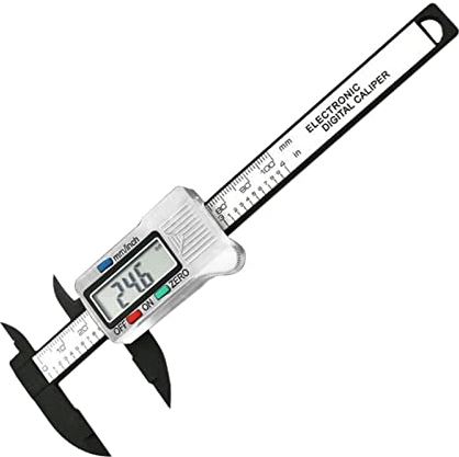 XWJSKJ Micrometer Calibrator Digitale remklauw Vernier Tools Pachometer Digitale Caliber Elektronische remklauw Handvat Plastic remklauwen (Color : 0-100mm Silver)
