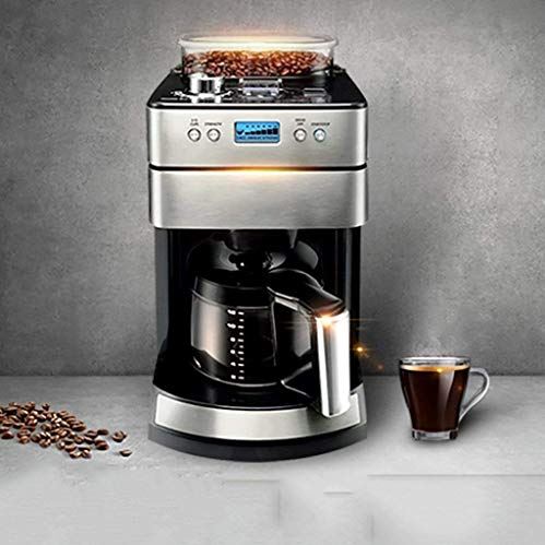 SXLCKJ Crusher, koffiezetapparaat voor huishoudelijk gebruik Automatisch commercieel roestvrij staal koffiepoeder van voedingskwaliteit Dual-(Crusher)