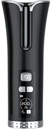 AZOPINBRE Draadloze automatische haarcurrer USB Charging Wireless Curling Iron with Lcd Screen Curls Waves Ceramic Curl Iron 160-200 Degree