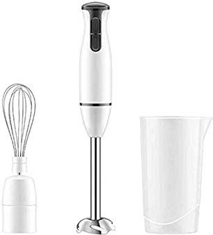 UUIINMNNM 300 Watt 2-Speed Immersion Multi-Purpose Hand Blender Heavy Duty Copper Motor Brushed 304 Stainless Steel With Whisk Attachments