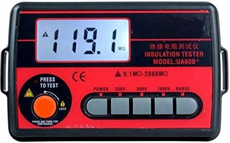 XWJSKJ High Precision Original isolatieweerstandmeter Digital Megohmmeter 250V / 500V / 1000V Insulation Ohmmeters Shake Tabel Testen Meter Om te testen