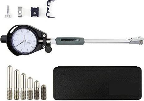 XWJSKJ 50-160mm Boring Dial Indicator Inner Diameter Gauge Meetgel Rod Probe Accessoires Dial Indicator Micrometer Gauge Meetgereedschap (Color : 50 160mm Black Dial)