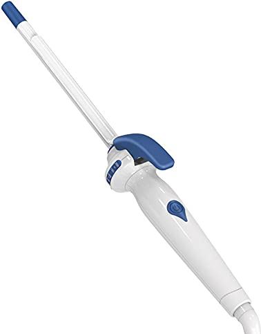 AZOPINBRE Curling Tong Variable Heat Control Ceramic-gecoate vat 360 ° C Roterende Anti Tangle Swivel Cord Quick Heat Cool Touch Tip Barrel Clamp/A / 9mm (Color : A, Size : 9mm)