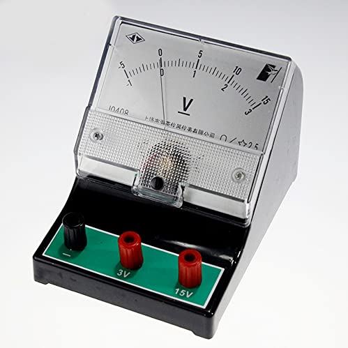 BQYQFXX Dc Voltmeter 3V, 15V Voltmeter fysieke experiment apparatuur