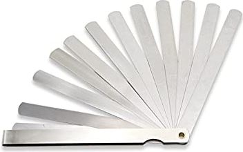 XWJSKJ Shahe Draagbare 150 mm Lengte 17 Blades Feeler Gauge Metrische Feelster Gauge 0.02-1.00 MM Meetgereedschap