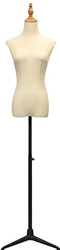 LYSGST Mannequin Torso Body Female Mannequin Torso Body Dress Form Designer Clothing Display Stand Adjustable Height