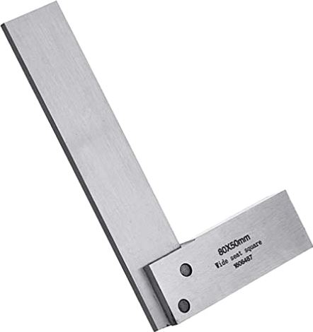 GGOOD Machinist Square Set Engineer 90 Right Angle Precision Steel Angle Ruler, Precision Square Set