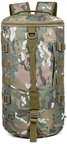 BGFTFDD BGFTFDDbb laptop rugzak Grote capaciteit Heren Sporttas, Vintage Canvas Men's Backpack, Camouflage Outdoor Hiking Bag, Multifunctionele schoudertas Bucket Bag (Color : Italian camouflage)