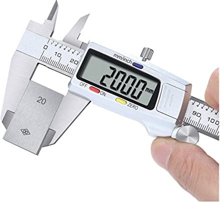 XWJSKJ 0-150mm Digitale Vernier Caliper Caliber 6 inch Rvs Elektronische Metalen Pachometer Digitale Barbell Meetkalibrator (Color : DC01 Basic)