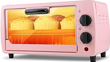 UUIINMNNM Toaster Convection Oven Countertop Convection Toaster Oven Electric Rotisserie Oven Pizza Oven Pull Bake/Toast/Roast/Heat 9L Extra Large 600W Stainless Steel
