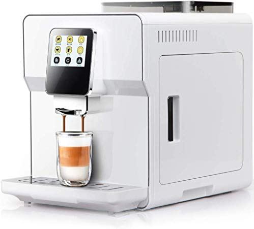 SXLCKJ Crusher, Drip coffee en cappuccino latte-machine met automatisch melkschuimsysteem, fancy c (Crusher) met één knop