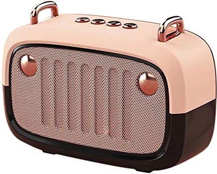 Vrttlkkfe BS32D-luidspreker, draagbare luidspreker voor buitenkaarten voor feestjes (roze)