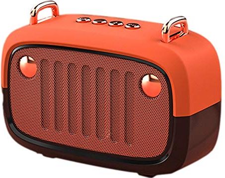 Vrttlkkfe BS32D Speaker, Outdoor Card Portable Speaker voor Partijen (Oranje)