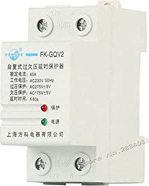 MZWNQ 40A 220V Din Rail 2 Pole 2P Automatische zelfherstel Overspanning Onder Spanning Bescherming Voltmeter Monitor GQV2 LED Indicator Vervangende onderdelen