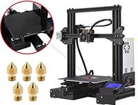 CiQ000 3D-printer 3D-ender-3 / Ender- 3x 3D Printer open source afdrukken masker hervatten 3D-drukmachine print met 220 * 220 * 250mm Afdrukken met hoge precisie (Color : Ender-3X)