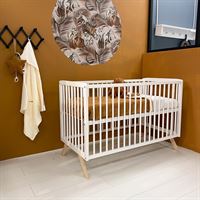 Cabino Baby bed / Ledikant Teresa met Verstelbare bodem - Wit 60 x 120 cm