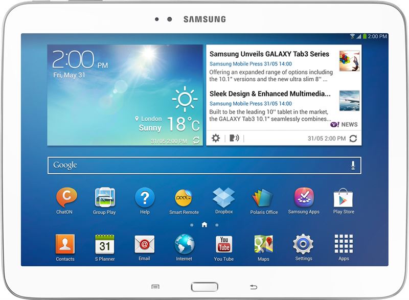Samsung Galaxy Tab 3 10,1 inch / wit / 16 GB / 4G