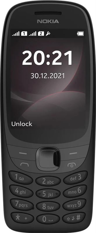 Nokia 6310 zwart / (dualsim)