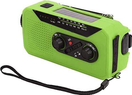 Ruining Zonne-radio, bekabelde USB-noodradio SOS-alarm voor wandelen