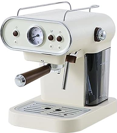 RTYUI Koffiezetapparaat Elektrisch Koffiezetapparaat Espressoapparaat Retro Halfautomatisch Pomptype Cappuccino Met Stoom Melkopschuimer Espressoapparaat (4)