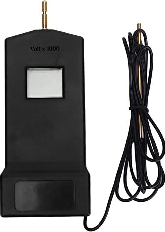 Tomantery Hekspanningstester, ABS LCD 15x6x2cm Hekspanningzoeker 200-15000V voor huistuinen(zwart)