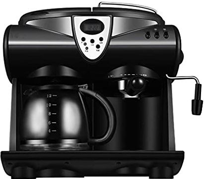 RTYUI Automatische Koffiemolen 1.5L Koffiemachine Automatische Kantoorkoffiemachine Koffiebar Elektrische Koffiemachine Stoombelmelk Koffiekruidenmolen Juicer Juice Ma