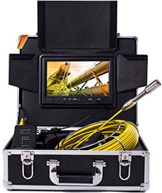 LYSGST 23MM 20/50/100M Pijp Inspectie Video Camera, 8GB TF Card DVR IP68 Afvoer Riool Pijpleiding Industriële Endoscoop 9" Monitor