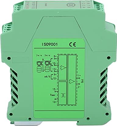 Shanrya 1-in-1-out DC-signaalolator, DC-signaalolator, 0-5 V tot 0-10 V zender voor technisch personeel voor elektriciens voor berichtentechnische personeel