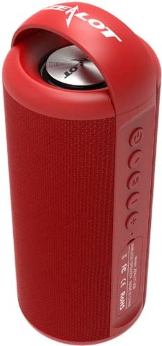 Fenghuangyuan Bluetooth Speaker Waterdichte Draagbare Outdoor Vierkante Dans Gift Kleine Luidspreker Dual Speaker rood