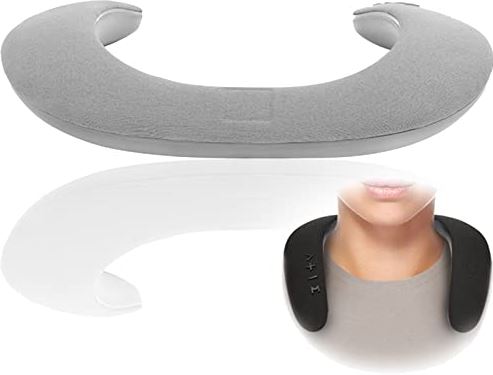 HANGING 5d Nekband Bluetooth-luidspreker, Bluetooth 5.0, Driedimensionale Halterhals Ingebouwde Microfoon, 5 Uur Speeltijd, Draagbare Draadloze Draagbare Luidspreker, Ideaal Voor Thuis En Buitenshuis(Gray)