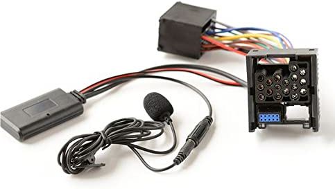 QINQING Bluetooth 5.0 Music Audio Adapter Microfoon geschikt for BMW E46 3 Serie 2002-2006 CD Audiokabeladapter