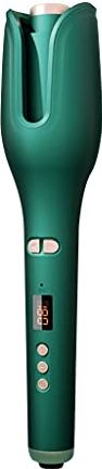 BBFQL Volautomatische krultang langdurig stylingartefact luie golf elektrisch roterende permanent 32 mm krultang (Color : Green, S : 27 * 6cm)