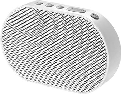FIFAYYUIO Slimme Bluetooth-luidspreker, draadloze WI-FI-subwoofer, 3D-stereo-surroundluidspreker met multi-rom-luidspreker, ondersteuning: spraakbediening, handsfree bellen,Wit