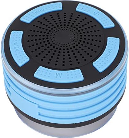 Gaeirt LED-licht mini-luidspreker, draagbare luidspreker IPX7 waterdicht met zuignap voor thuis voor op reis voor zwembad