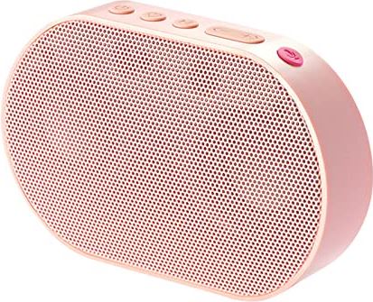 FIFAYYUIO Slimme Bluetooth-luidspreker, draadloze WI-FI-subwoofer, 3D-stereo-surroundluidspreker met multi-rom-luidspreker, ondersteuning: spraakbediening, handsfree bellen,Roze