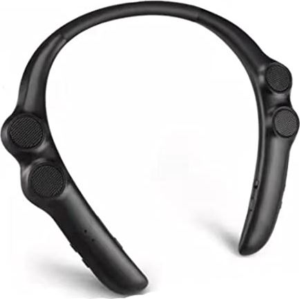 FIFAYYUIO Nekband Bluetooth-luidspreker, draagbare surround sound draadloze nekluidspreker, met bas HD-spraakknop voor game-tv Wandeloefening, ideaal cadeau