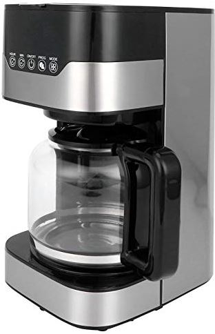 CUEA Automatisch koffiezetapparaat, duurzaam 24-uurs afspraak Koffiezetten, theekookmachine, ondersteuning voor 2 uur automatisch warmtebehoud, voor thuiskantoor