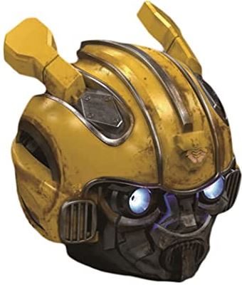 FIFAYYUIO Beste jongenscadeau, draadloze Bluetooth 5.0-luidspreker van Transformers Bumblebee-helmluidspreker met FM-radio, ondersteuning voor USB Mp3 TF voor kinderen. Ideaal cadeau,B