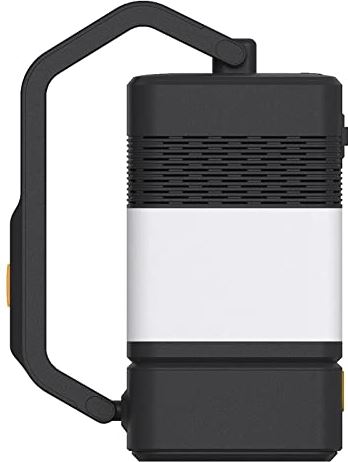 CCHLQLZ Draagbare luidspreker, NIEUWE multifunctionele Bluetooth-subwoofer voor op de camping, krachtige LED-koplamp voor buiten 18650 mah Power Bank voor kamperen, wandelen,zwart
