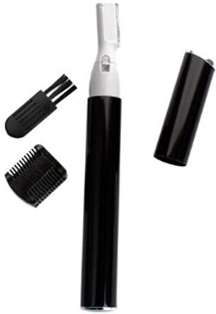 bamutech Oplaadbare wenkbrauwtrimmer Praktisch Elektrisch Gezicht Wenkbrauw Schaar Haar Trimmer Mini Draagbare Dames Body Shaver Remover Blade Razor te koop Wenkbrauwscheermes (Size : Black)