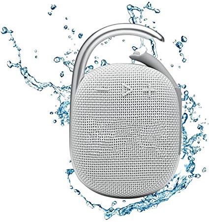 FIFAYYUIO Mini Bluetooth-luidspreker met sleutelhanger, TWS draadloze draagbare buitensubwoofer, waterdichte audiospeler Muziekdoos, ideaal cadeau voor familieleden,Zilver