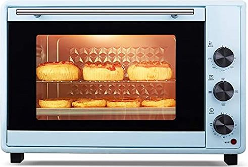 SUNWEIHAOA Multifunctionele Oven 40 L, Temperatuur: 90-230 60 Minuten Timer Dubbele Glazen Deur Convectie Aanrecht Broodrooster Oven Esthetisch En Praktisch