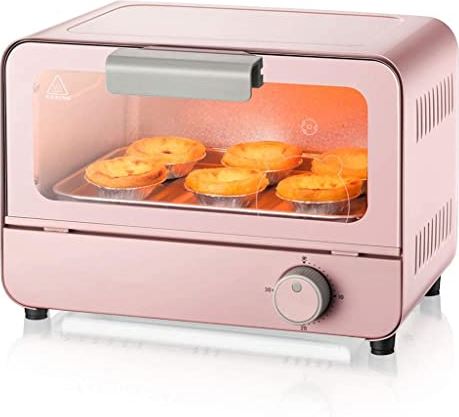 SUNWEIHAOA 6L Mini Oven Instelbare Temperatuur 50-250 ? En 30 Minuten Timer Huishoudelijk Bakken Multifunctioneel Automatische Cake Oven Gehard Glas 800W Grondstof Code: Lxj-85 Esthetisch En Praktisch