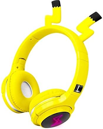QINQING Schattige kinderen bluetooth 5.0 headset 7 kleuren LED Hoofdtelefoonondersteuning SD Kaart audiokabel hoofdtelefoon for boy girl cadeau kinderen