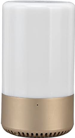 Gedourain -luidspreker Nachtlampje, Smart Contact -luidsprekerlamp 2,4 GHz 10 m / 32,8 ft afstand RGB Kleurrijk voor Bar(Champagne goud)