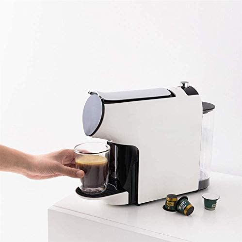 BOBRING Koffiezetapparaat, slimme automatische capsule-koffiezetapparaat, volautomatische draagbare mini-espressomachine voor huishoudelijk gebruik, elektrische waterkoker voor extractie-koffiezetapparaat, 19 bar (lengte x breedte x hoogte: 340x100